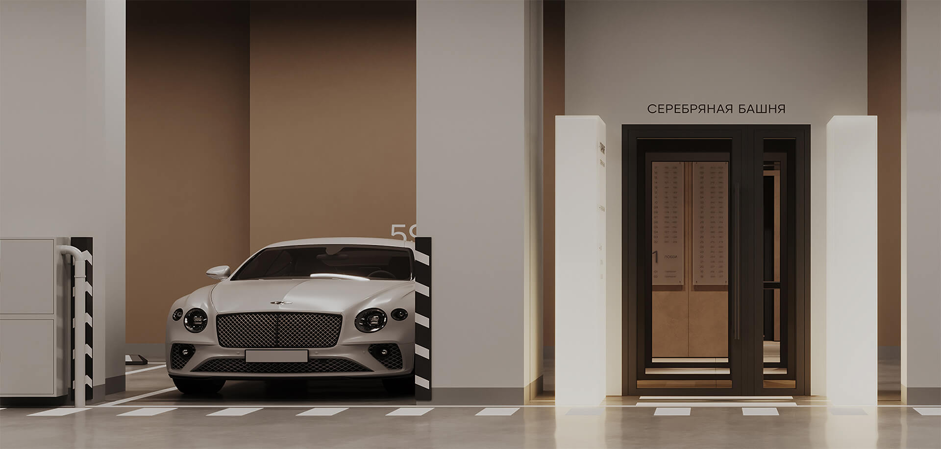 Парковка для жителей ЖК